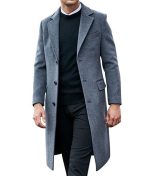 Sponeed Men's Single Breasted Coat
