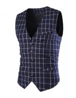 Sponeed Men's Formal V-Neck Suit Vest