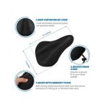 Bike Saddle Cover Bicycle Saddle Cushion Bike Seat Cover Extra Soft - Image 2