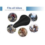 Bike Saddle Cover Bicycle Saddle Cushion Bike Seat Cover Extra Soft - Image 3