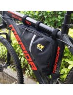 2.4 L Waterproof Double Zip Bike Handlebar Bags Bicycle Triangle Bag Outdoors