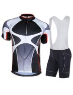 Men's Cycling Jersey 4D Padded Bib Shorts Suits Short Sleeve
