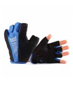 Men Women with Foam Padding Breathable Mesh Bicycle Gloves M-XL - Image 2
