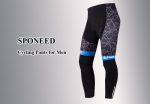 Cycling Men's Bike Pants Long Padded Bicycle Tights US S-2XL - Image 4