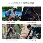 Sponeed Mens Cycling Shorts Dark Green Padded Road Bike Spin Tights - Image 5