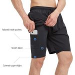 Men's 2-in-1 Athletic Running Shorts 7" Dry Fit Workout Gym Outdoor Sports Wear with Multiple Pockets Training Short - Image 3