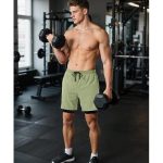 Men's 2-in-1 Athletic Running Shorts with Pockets, Quick-Dry Lightweight for Gym Training & Outdoor Sports, 7" Athletic Workout Shorts - Image 4