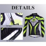Fleece Thermal Bicycle Shirts Anti-UV Cycling Bike Tops Clothing - Image 3