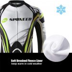 Men Cycling Jersey Winter Thermal Fleece Bike wear - Image 4