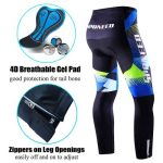 Men's Cycling Bike Trousers Windproof Fleece Bicycle Pants Warm - Image 8