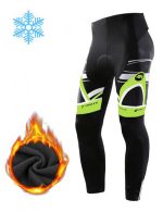 Men's Cycling Bike Trousers Windproof Fleece Bicycle Pants Warm - Image 2