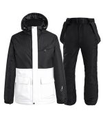 Sponeed Women’s Waterproof Windproof Ski Jacket and Pants Set Ski Wear