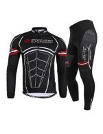 Bike Jersey Long Sets Men Cycling Padded Pants Road Cycle Wear