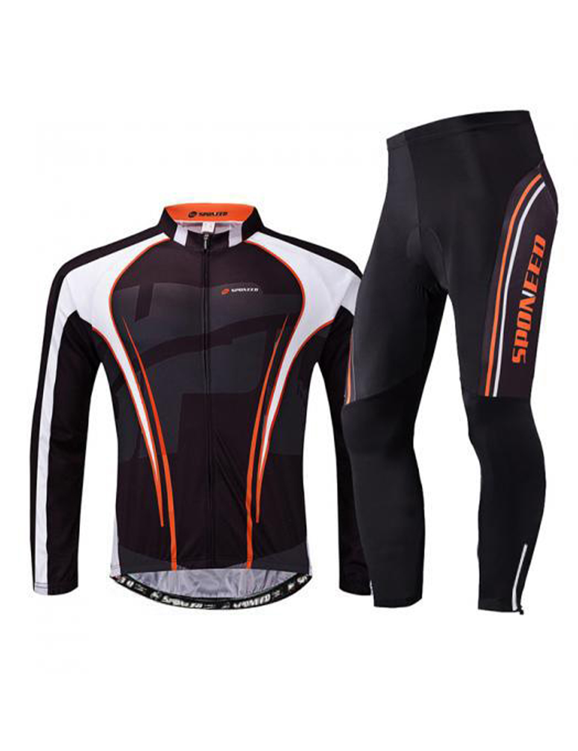 Long Sleeve Cycling Clothing Set-QXFM5NL026-0jpg (1) Cycling Jersey & Pants Stylish Road Cycle Tights - Image 1