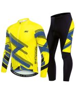 Cycling Clothes for Men Long Sleeve Mountain Bike Road Bicycle Shirt Jerseys Padded Pants Biking Outfits