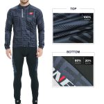 Sponeed Men’s Long Sleeve Bike Riding Outfits Including Padded Pants for Mountain and Road Cycling - Image 6