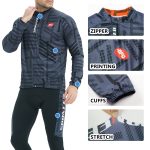 Sponeed Men’s Long Sleeve Bike Riding Outfits Including Padded Pants for Mountain and Road Cycling - Image 5