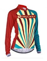 Women's Reflective Bicycle Jersey Full Zipper Cycle Jacket Long