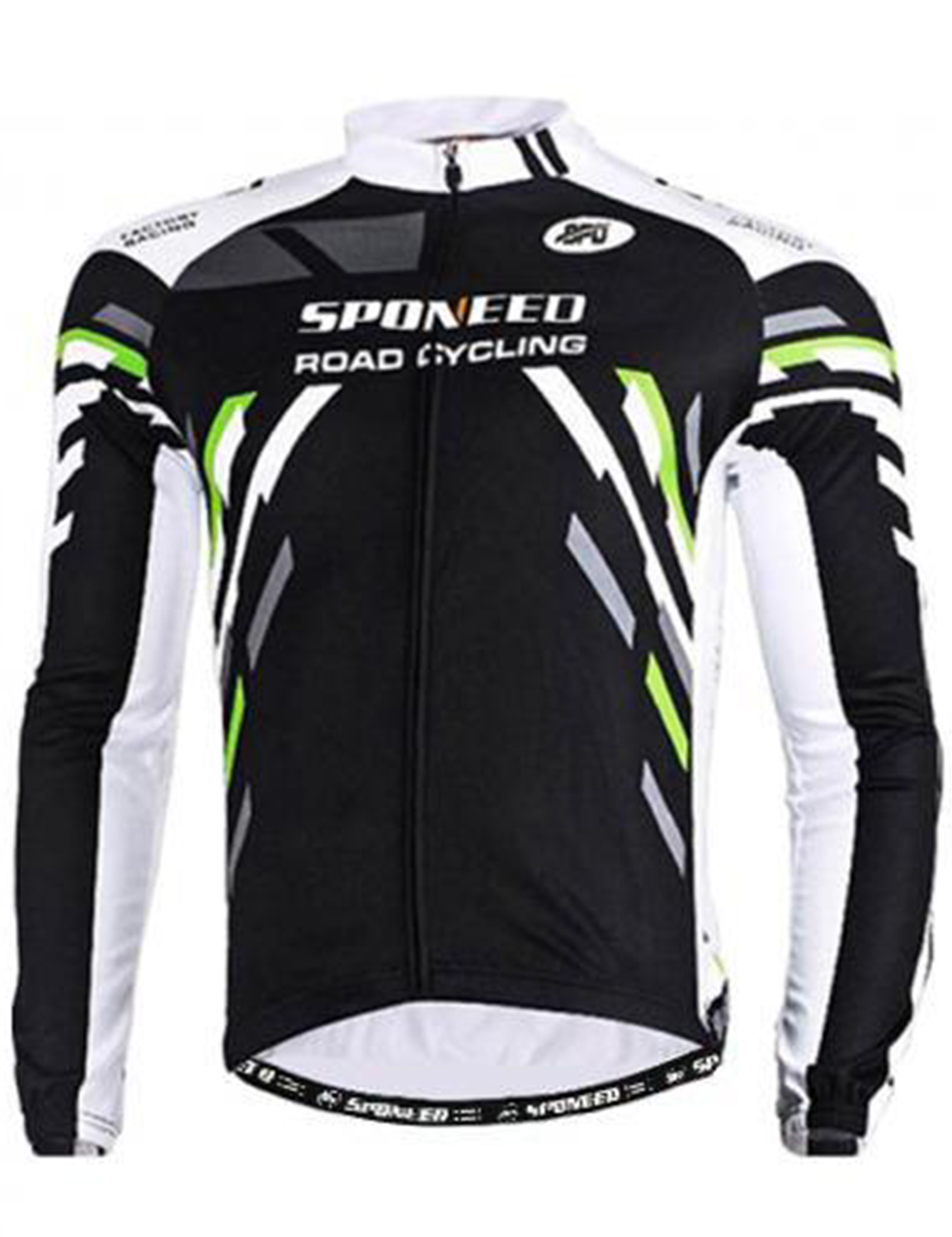 Long Sleeve Cycling Jersey-QXFM5NL001-1 (1) Long Sleeve Bike Bicycle Jersey Shirts Mens Spin Bicycle Sportswear - Image 1