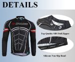 Long Sleeve Bike Bicycle Jersey Shirts Mens Spin Bicycle Sportswear - Image 3