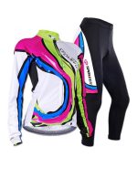 Cycling Jersey Long Kits Women Bike Pants Padded Cycle Clothing