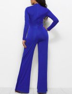 Sponeed Women’s Summer Long Sleeve Jumpsuit - Image 2