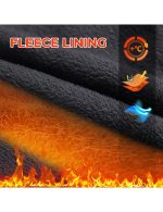 Padded Thermal Fleece Bicycle Pants Men's Windproof Biking Trousers - Image 3