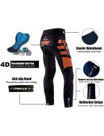 Cycling Pants Men Fleece Winter Warm Bike Riding Trousers - Image 5