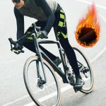 Padded Thermal Fleece Bicycle Pants Men's Windproof Biking Trousers - Image 4