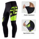 Padded Thermal Fleece Bicycle Pants Men's Windproof Biking Trousers - Image 8