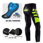 Padded Thermal Fleece Bicycle Pants Men's Windproof Biking Trousers - Image 7