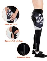 Cycling Pants Fleece Thermal Windproof Pants Trousers - Image 5