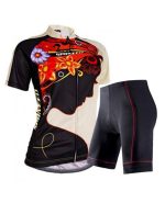 Women's Cycling Jersey Padded Bike Shorts MTB Cycle Sportswear
