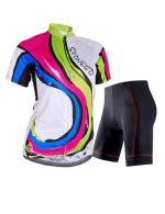 Pro Biking Shirt Padded Cycle Shorts Womens Tights Biking Clothing