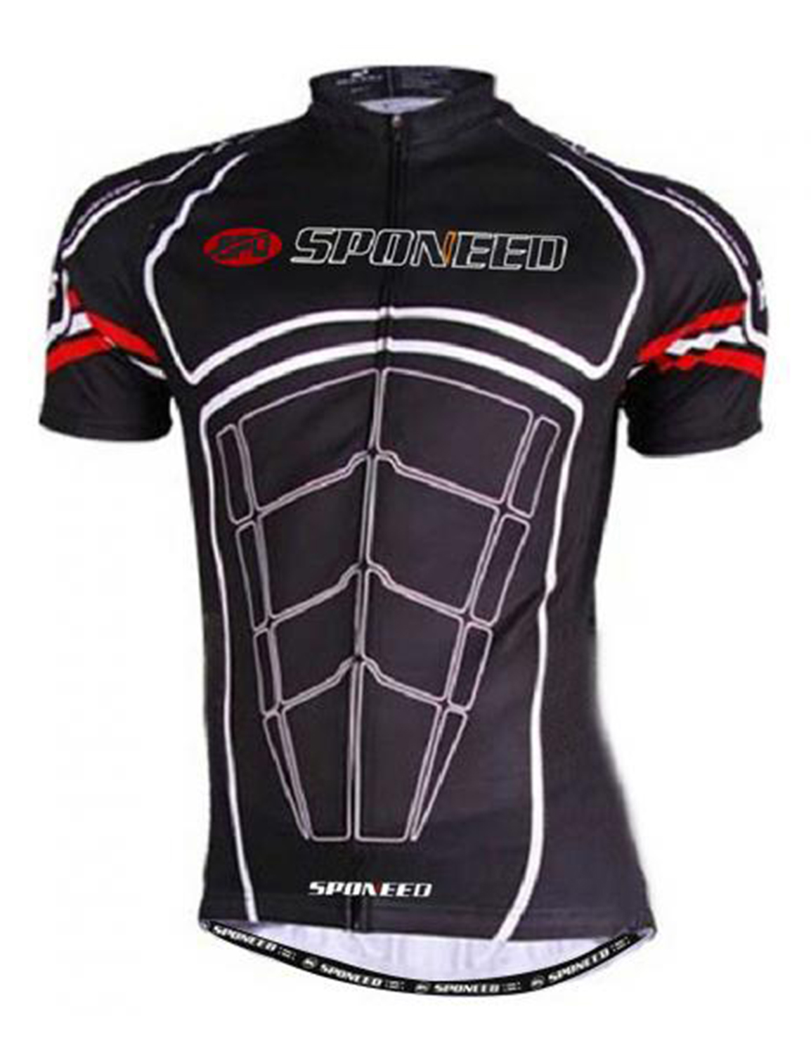 Short Sleeve Cycling Jersey-QXFM5NS003-1 (1) Cycling Jersey Breathing Bike Shirt with Pockets Cycle Tops - Image 1