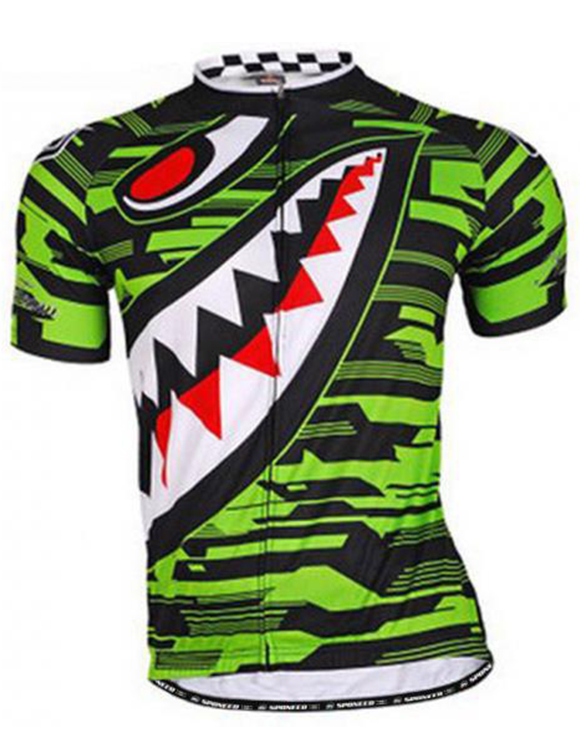 Short Sleeve Cycling Jersey-QXFM5NS005-1 (1) Men's Short Sleeve Bike Jersey Breathable Wicking Cycling Clothes - Image 1