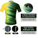 Cycling Jersey High Visibility Men Bike Shirt Breathable Riding Wear - Image 5