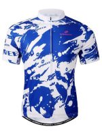 Men Bike Jersey Short Sleeve Road Cycling Shirts Biking Tops Moisture Wicking