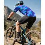 Men's Cycling Jerseys Tops Biking Shirts Short Sleeve Bike Clothing Full Zipper Bicycle Jacket with Pockets - Image 5