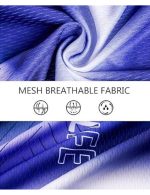 Men's Cycling Jerseys Tops Biking Shirts Short Sleeve Bike Clothing Full Zipper Bicycle Jacket with Pockets - Image 6