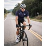 Sponeed Men's Short Sleeve Cycling Tops Bike Shirts Full-Zip Bicycle Jackets with Pockets - Image 6