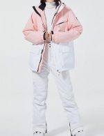 Sponeed Women’s Windproof Ski Jacket and Pants Set Waterproof Set Ski Wear