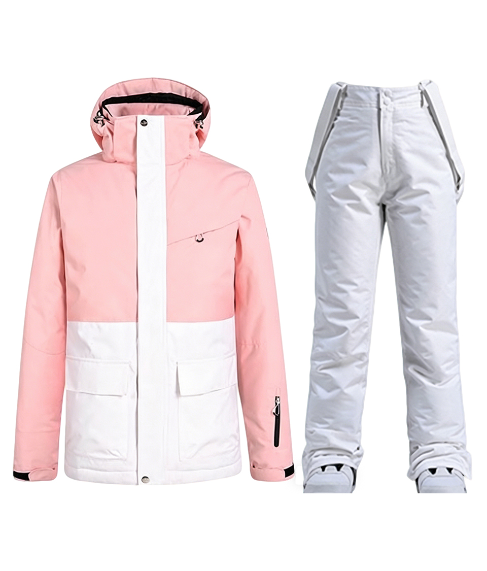 Ski Wear jksfl002-960x1125 (0) Sponeed Women’s Windproof Ski Jacket and Pants Set Waterproof Set Ski Wear - Image 1