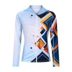 Women's UPF 50+ Sun Protection Shirt Printed UV Hoodie - Image 6