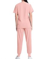 Sponeed Women's Scrub Set Medical Uniform Scrub Uniform Top & Pants - Image 2