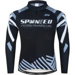 Men’s Cycling Cothing Sets Long Sleeved Bicycle Jersey and Pants Kits Road Bike Cyclist Wear - Image 2