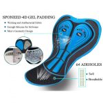 New Womens Long Cycling Bike Tights Light Extra Padded Pants - Image 3