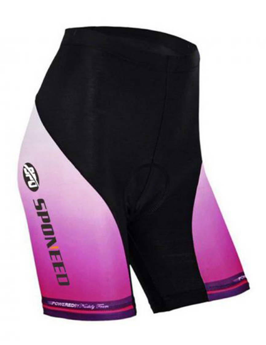 Women Cycling Shorts-QXFF5NS020-2 (1) Team Bike Shorts Stretchy Lycra Tights Spinning Training Half Pants - Image 1