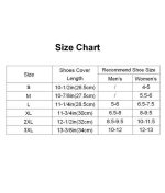 Sponeed Men Women Waterproof Reusable Shoe Covers, 1 Pair - Image 4
