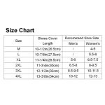 Sponeed Men Women Waterproof Reusable Shoe Covers, 1 Pair - Image 4